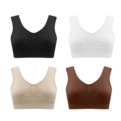 Basic Vest-style Bra Home Underwear Comfortable Bra Small Vest without Steel Rings