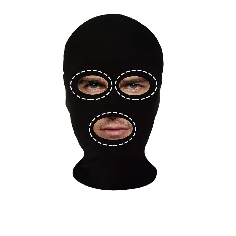 Halloween headgear DIY pullover mask masquerade full face mask elastic cloth role play sexy headgear