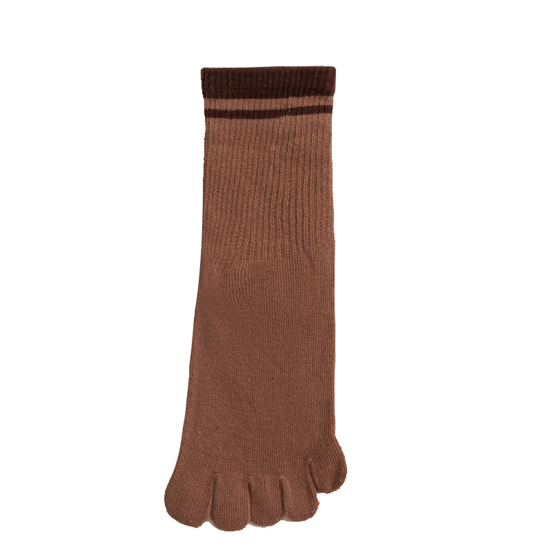 Five-finger socks ladies factory goods cross-border spring, autumn and winter Four Seasons cotton tube moisture absorption and sweat wicking Japanese Korean toe socks