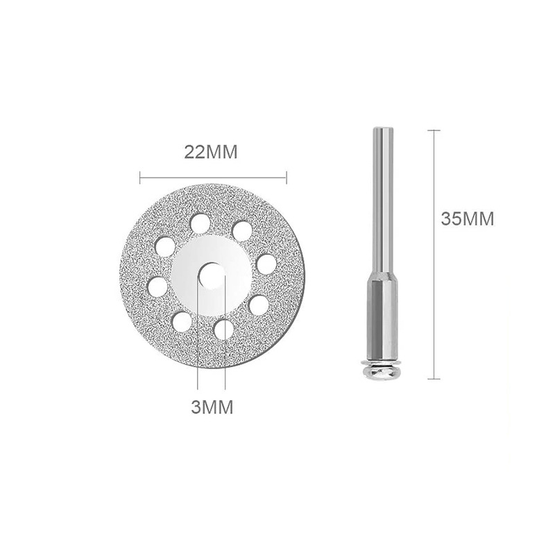 22mm diamond cutting piece ultra-thin agate jade Jade small cutting piece Emery grinding piece beauty sewing teeth grinding piece