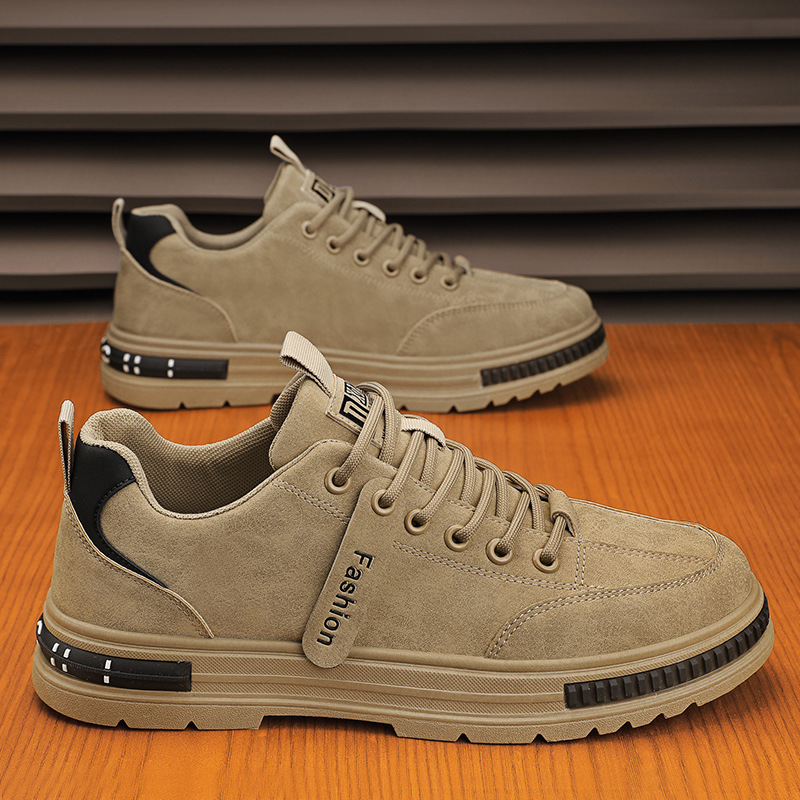 Work Men's Shoes 2024 New Work Labor Protection Shoes Non-Slip Waterproof Martin Shoes Spring and Autumn Casual Workwear Mountaineering Shoes