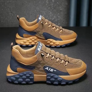 2024 spring men's shoes leather waterproof casual shoes soft bottom non-slip shoes wear-resistant shoes sneaker men