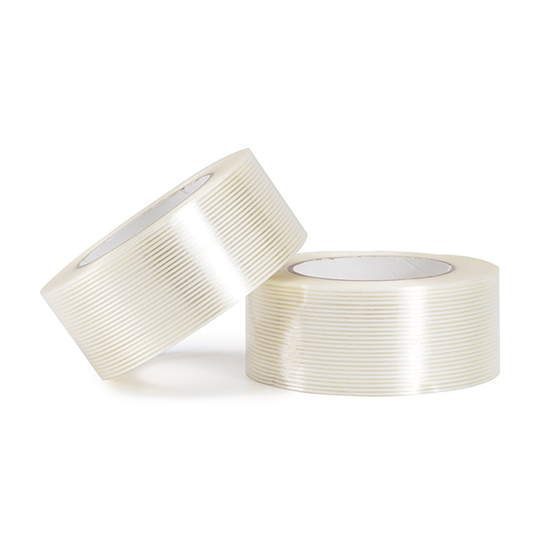 Glue stripe fiber tape lithium battery printing packaging paste plate sealing packaging steel roll strapping high adhesive tape wholesale