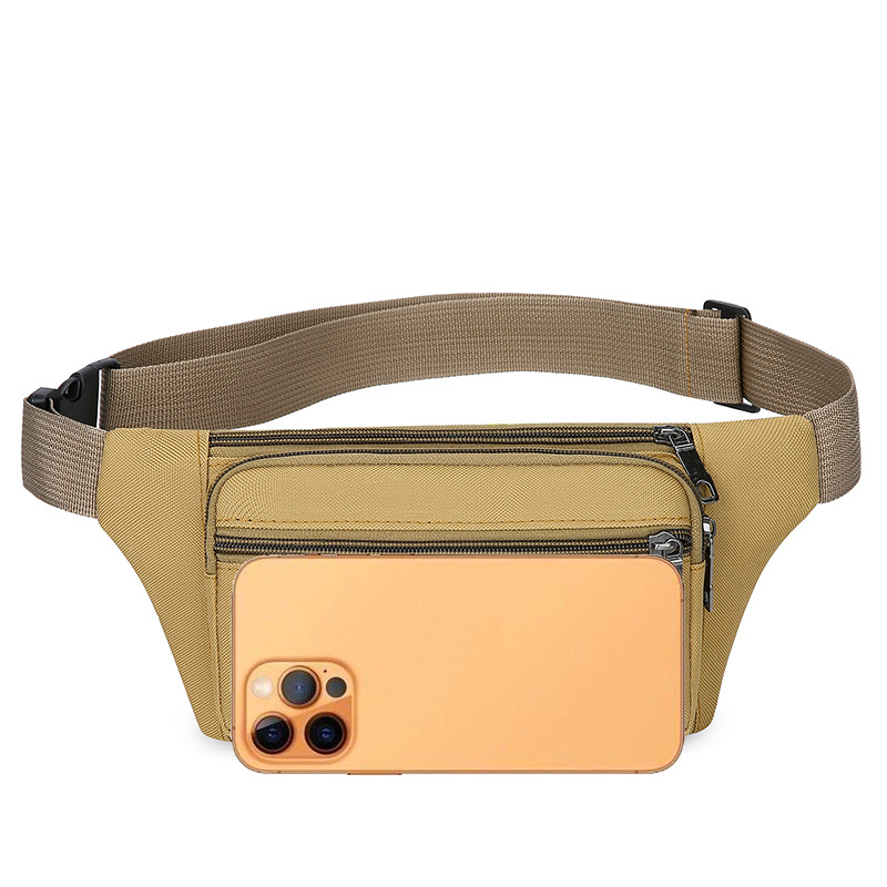 New Men's Waist Bag Wear-resistant Work Site Waist Bag Casual Sports Mobile Phone Bag Large Capacity Waist Bag for Men