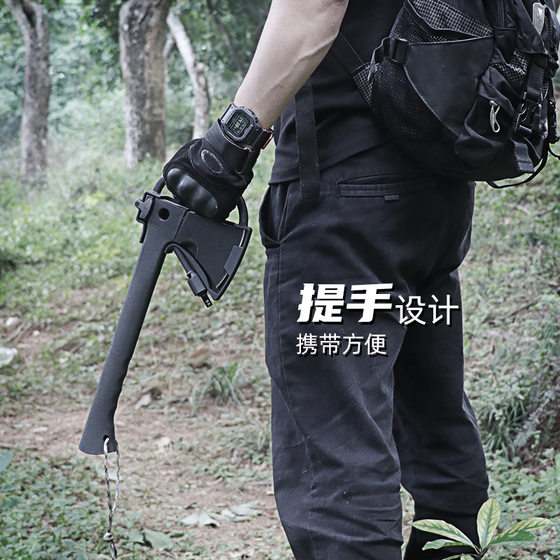Outdoor Multifunctional Ax Camping Tactical Ax Knife Mountain Logging Fire Ax Vehicle Camping Woodworking Ax