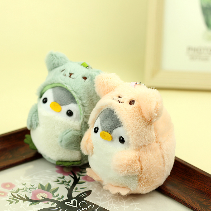 Penguin doll cute change-dressing little penguin Net red explosions plush toy small pendant