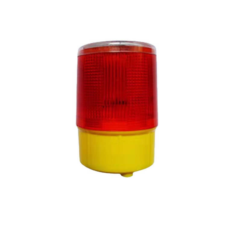 Solar warning light night strobe warning light enclosure construction flash light