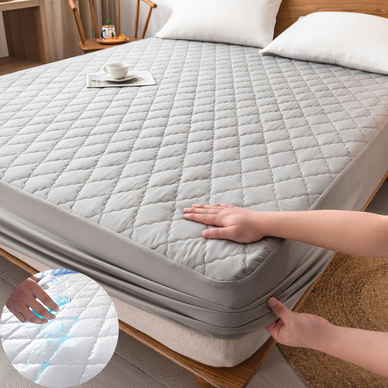 New quilted waterproof bed hat single-piece thick all-inclusive bed cover mattress protection cover dust cover non-slip bed cover wholesale