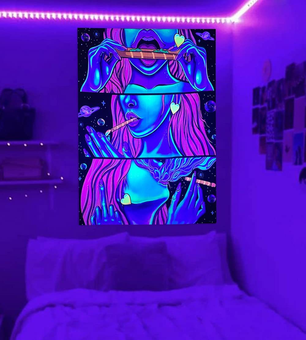 Factory direct supply hot collection dormitory wall purple decorative cloth hanging cloth tapestry room background cloth tapestry wall hanging