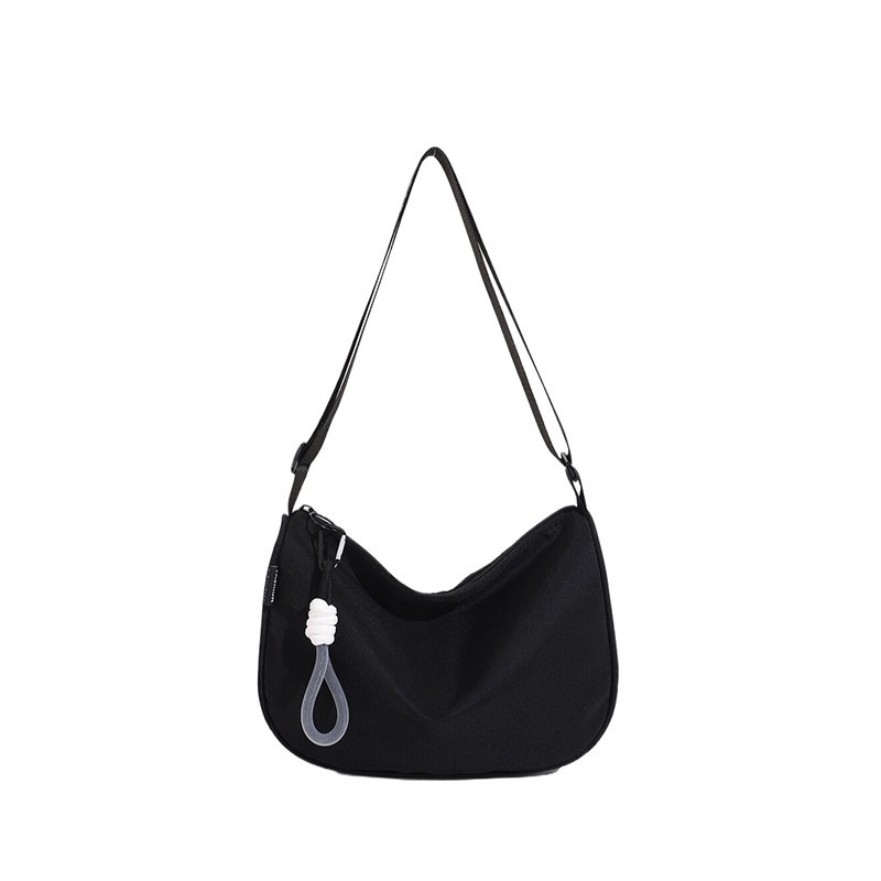 New Nylon Dumpling Bag Women's Large Capacity Lightweight Crossbody Bag Niche Design All-match Casual Bag Printable