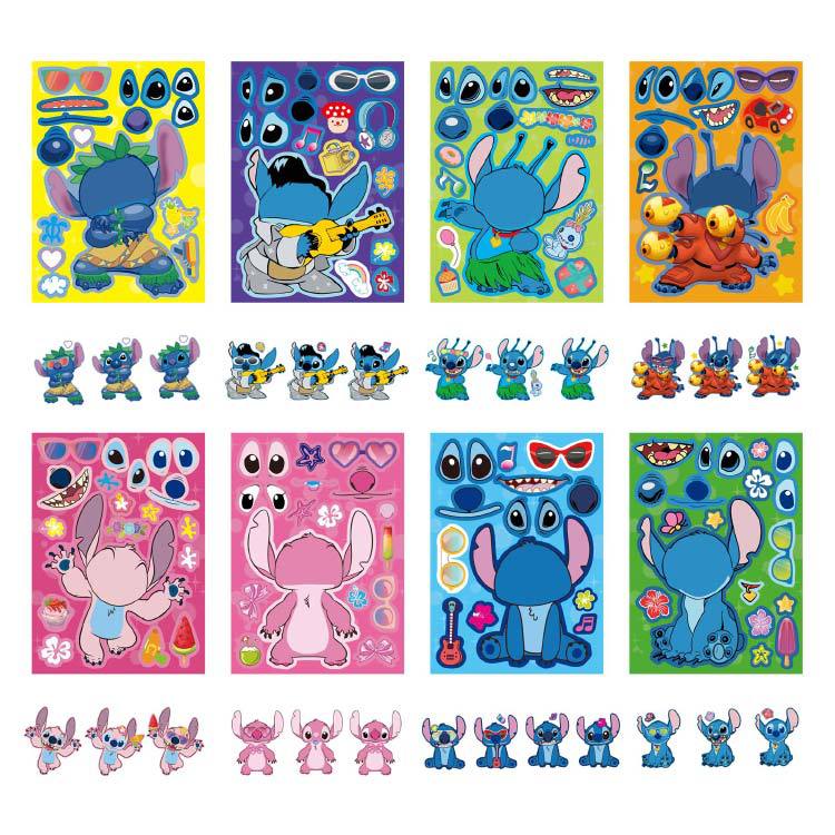 cartoon toy children diy puzzle sticker color 9 make your own children puzzle sticker