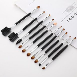 Double Head Portable Concealer Brush Sponge Eye Shadow Brush Detail Brush Partial Brush Concealer Brush Eyebrow Brush Lip Brush Beauty Tools