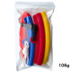 Red, Blue and Yellow 3+1 thick red 15cm (4 bags) 106g