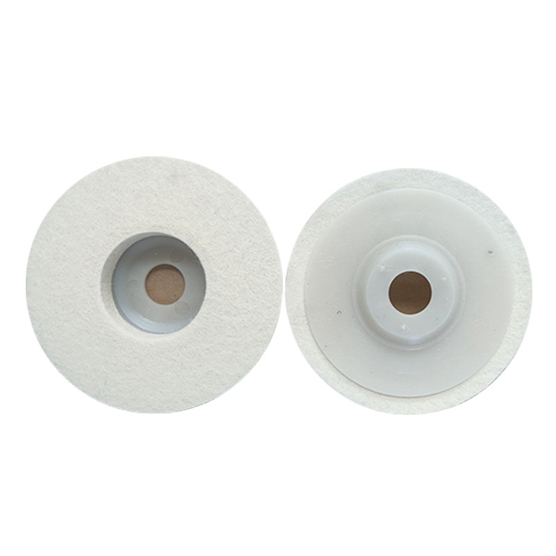 Factory wholesale processing diameter 100 fine white wool polishing wheel polishing felt wheel angle grinder polishing wheel