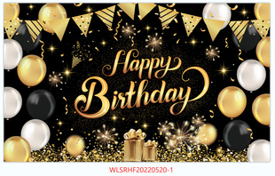 New BirthDay BackgrounD Cloth 100D BirthDay Party BirthDay 18 21 30 40 50 60 Years OlD