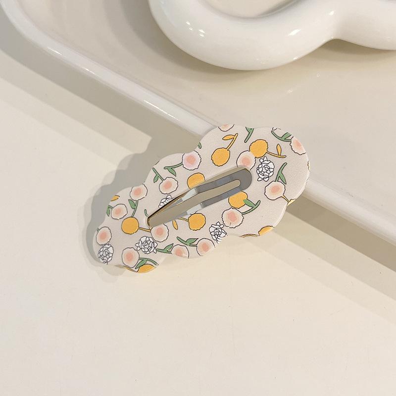 Γυναικεία φουρκέτα με παγωμένο χαριτωμένο σχέδιο, καλοκαιρινή, με κλιπ για σπασμένα μαλλιά, πλαϊνό κλιπ, φουρκέτα BB, κορεάτικη φουρκέτα διασημοτήτων στο διαδίκτυο_voghion.com