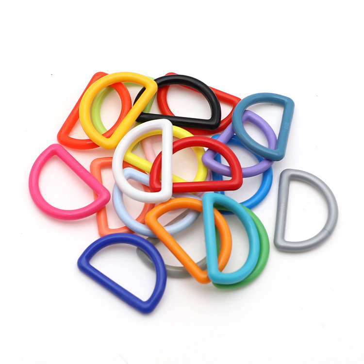 M014-20 Hualian KAM plastic D-ring buckle resin semi-round buckle bag buckle backpack buckle size 20mm