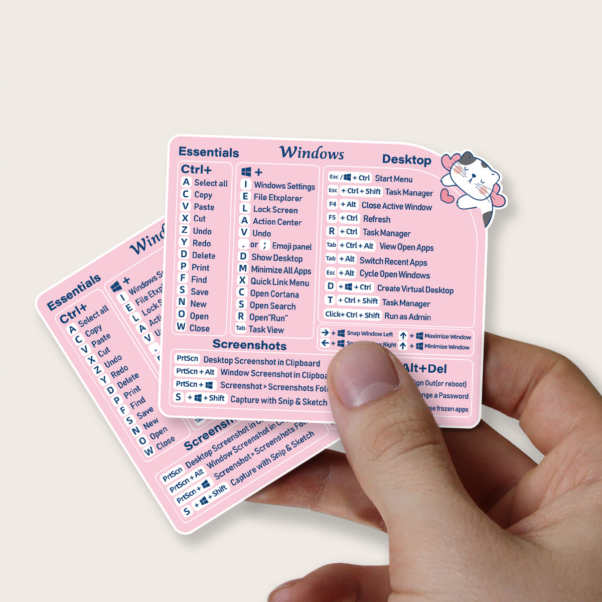 Amazon cross-border supply source applies Mac/Windows/PS reference keyboard guide shortcut sticker