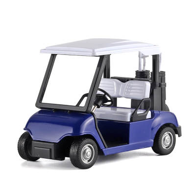 Golf cart model alloy model Super pull-back function cute 3-color mixed factory wholesale