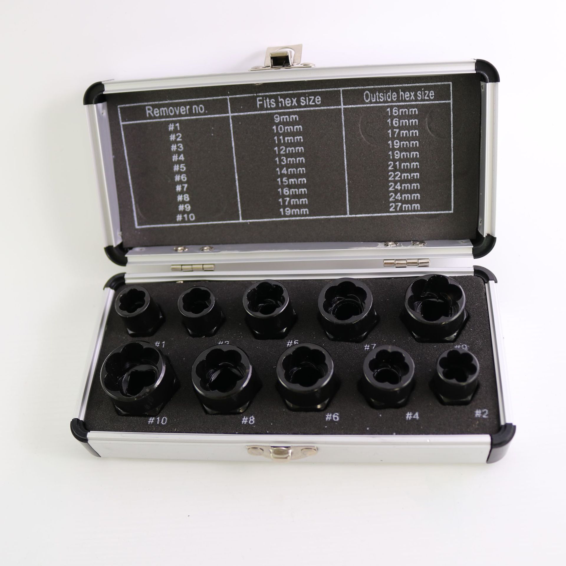 14pcs suit nut extractor damaged incomplete screw nut extractor factory wholesale broken wire extractor