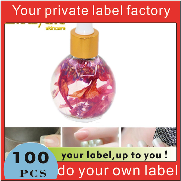 30ml Nail Edge Care Oil Repair Moisturizing Dried Flower Nutritional Oil Nail Art Water Moisturizing Oil