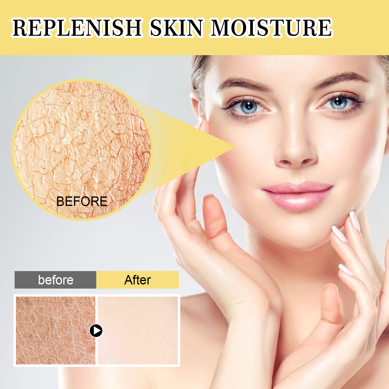 OUHOE Snail 96 collagen power essence repair skin barrier moisturizing fade black spots spots