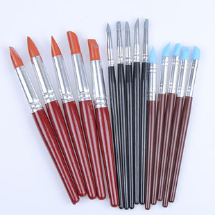 5 rubber pen silicone pen size sculpture pottery soft pottery fingerprint removal tool