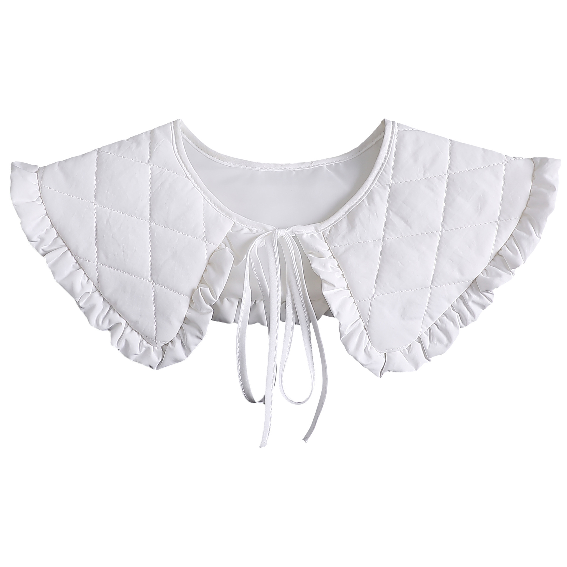 South Korea Dongdaemun 2021 spring new shawl outer wear thickened cotton fake collar niche shawl cute women