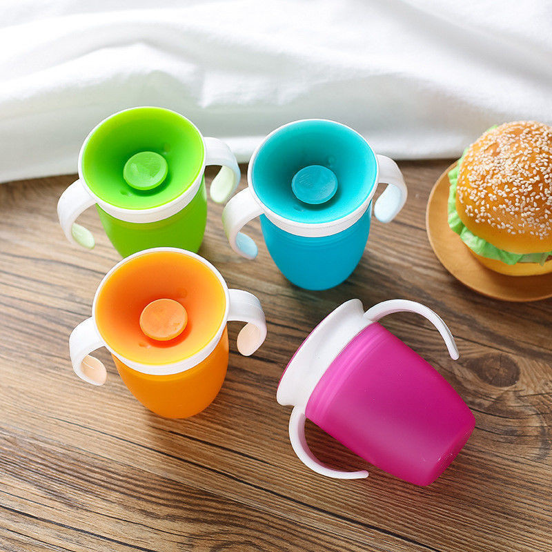 Y wholesale drinking cup 360 degree baby children drink water leak-proof cup light fall-resistant removable and washable cup food grade