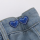 Glass Heart dark blue