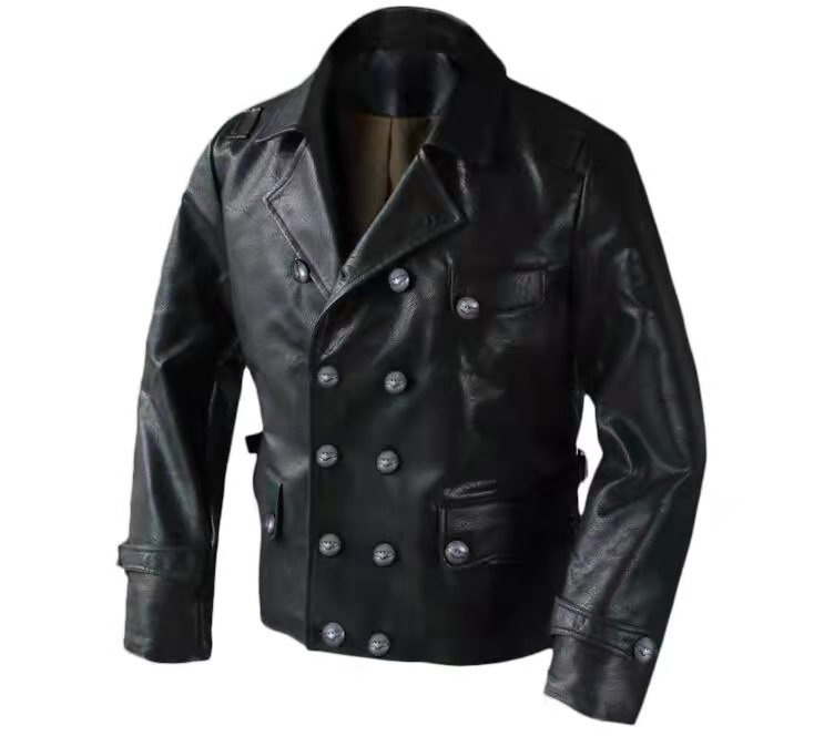 2019 Cross-border New wish Amazon AliExpress Autumn and Winter Vintage Leather Men's Medieval Jacket