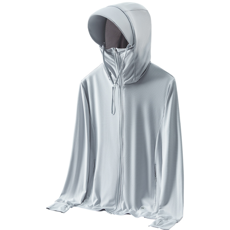 Sun Protection Clothing Women's Upf50 UV Protection Sun Protection Clothing Outdoor Outing Group Clothing Detachable Hat Brim Skin Coat