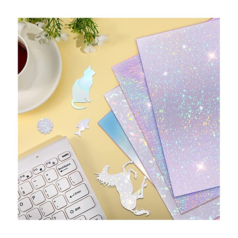 Cross-border special for a4 inkjet printing laser adhesive paper waterproof diy adhesive sticker paper quick-drying wholesale
