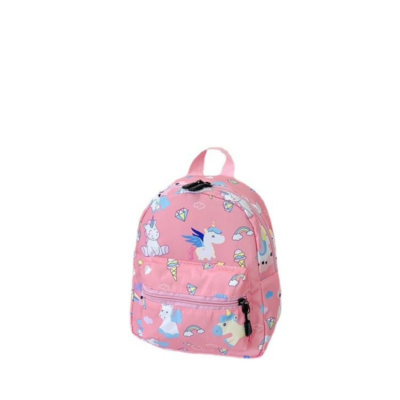 New Kindergarten Schoolbag Cute Unicorn Girls Small Backpack Cartoon Dinosaur Boys Nylon Backpack Wholesale