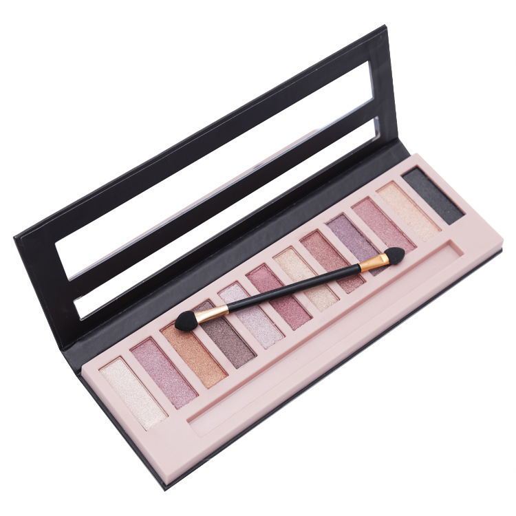 Multi-Color Eyeshadow plate wholesale matte earth color eyeshadow pearlescent makeup plate 12 color eyeshadow plate European and American eyeshadow