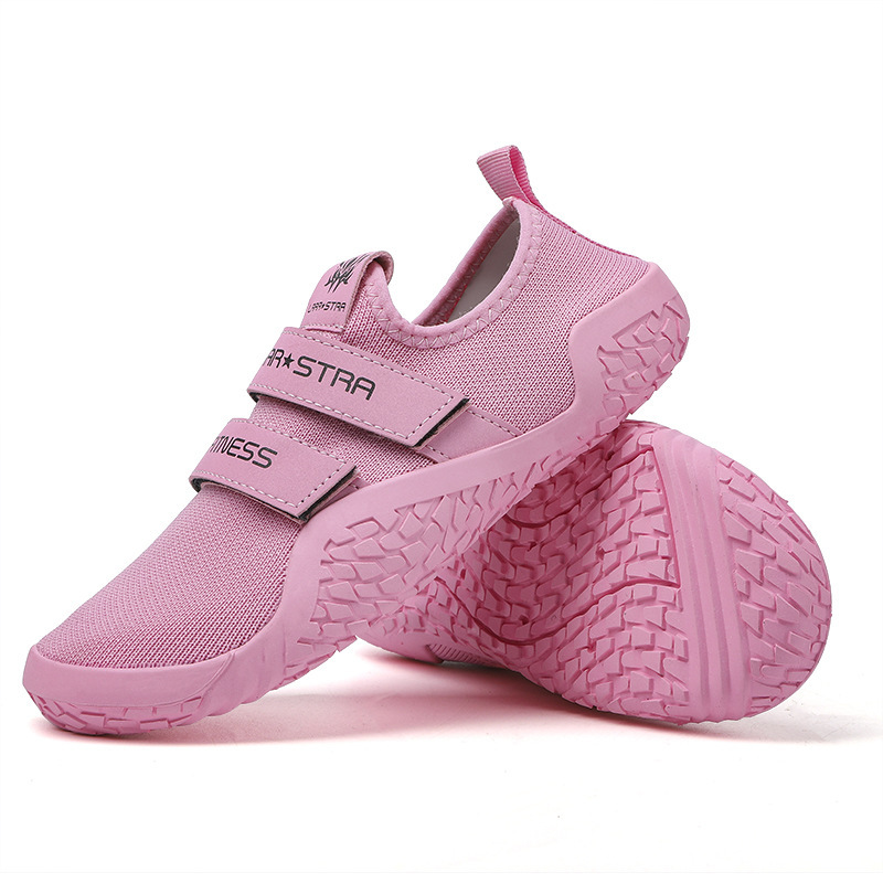Flat for Professional Squat Hard Pull Shoes Women's Indoor Fitness sneaker Men's Non-slip Barefoot Strength Weightlifting Training Shoes
