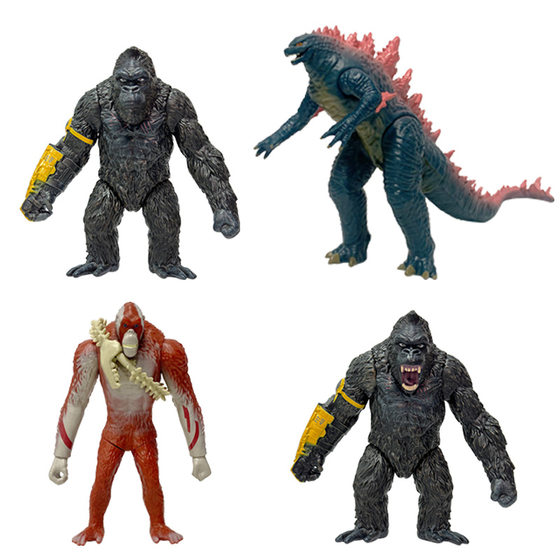 Godzilla War King Kong 2 Rise of the Empire King Kong Godzilla Joint Movable Orangutan Monster Hand-made Model
