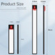 Ultra-thin induction lamp (black) 23cm warm light