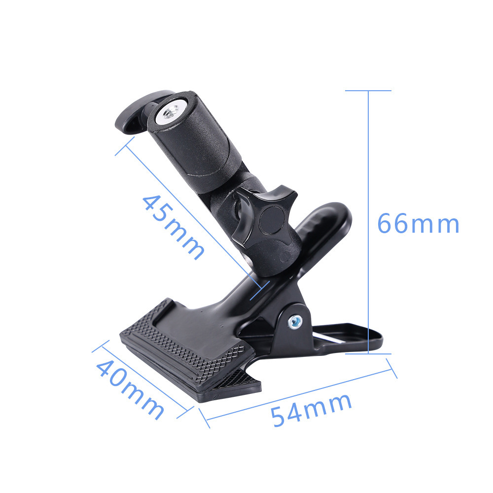 Camera photography background clip U-shaped desktop bracket metal umbrella clip mobile live strong clip universal PTZ