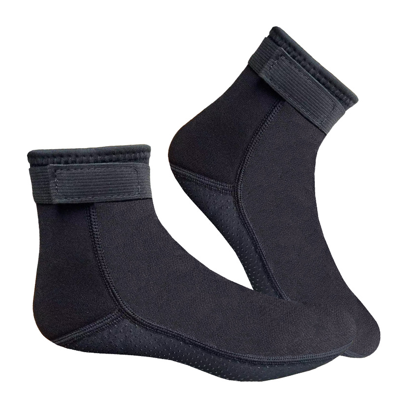 Diving socks cold-proof 3mm super elastic winter swimming non-slip diving flippers wear-resistant ankle protection socks extra large diving socks