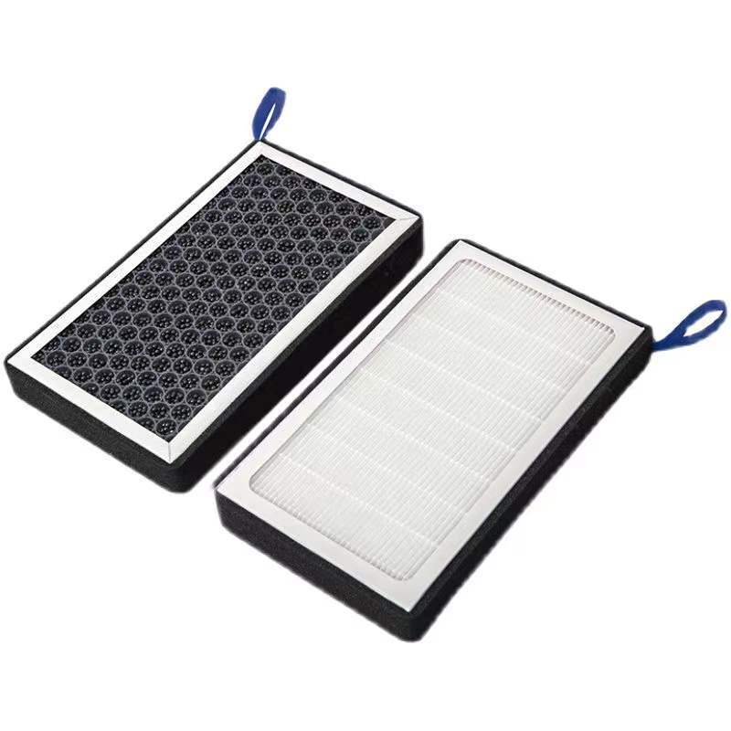 Suitable for Tesla Model3Y air conditioning filter element cotton cn95 deodorization purification filter HEPA activated carbon filter