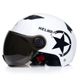 Summer men's and women's harley electric safety helmet sun protection adult helmet men's and women's four seasons half helmet universal electric car