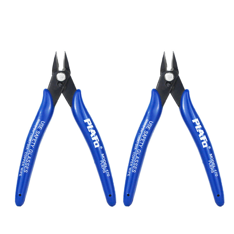 Cutting pliers industrial grade pliers handmade DIY suit flat mouth multi-function tool pliers water mouth pliers stainless steel 170 cutting pliers