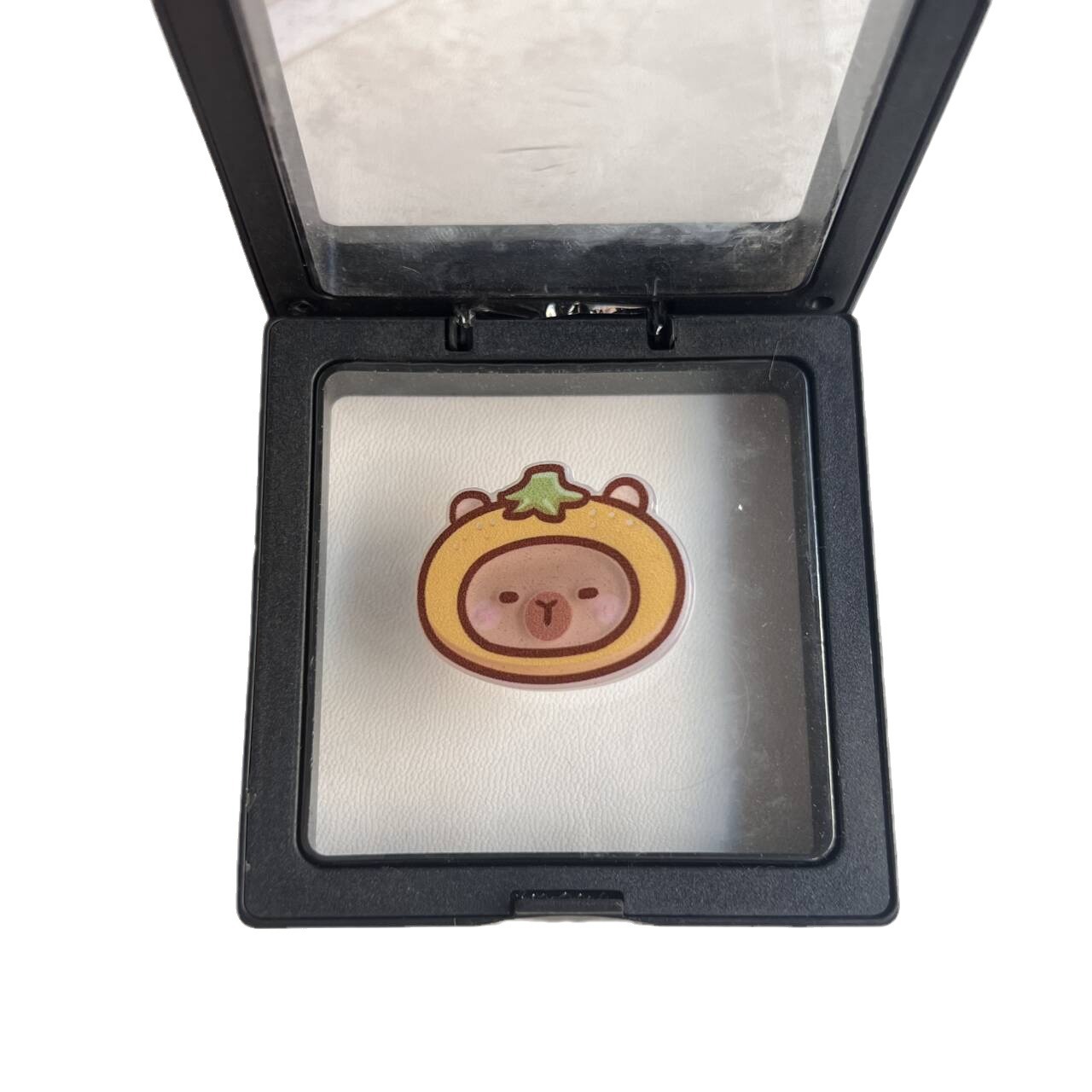 Mignon petit capybara volant épingle à cheveux fille coeur doux Maillard bec de canard pince étudiante frange pince latérale pince coiffure femme_voghion.com