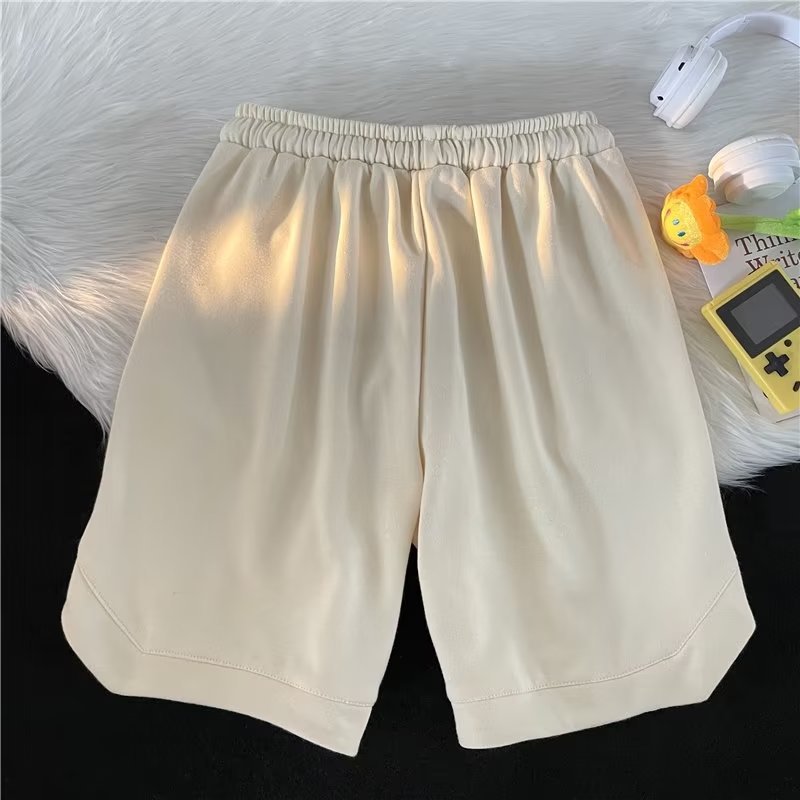 European and American street hip hop letter foam printed sports shorts men's fashion brand high street style loose casual printed middle pants