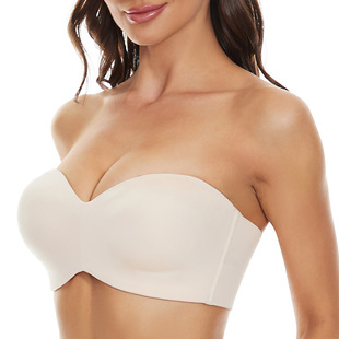 Cross-border independent station bra European and American foreign trade underwear detachable shoulder strap strapless ultra-thin large size cross-border underwear wholesale