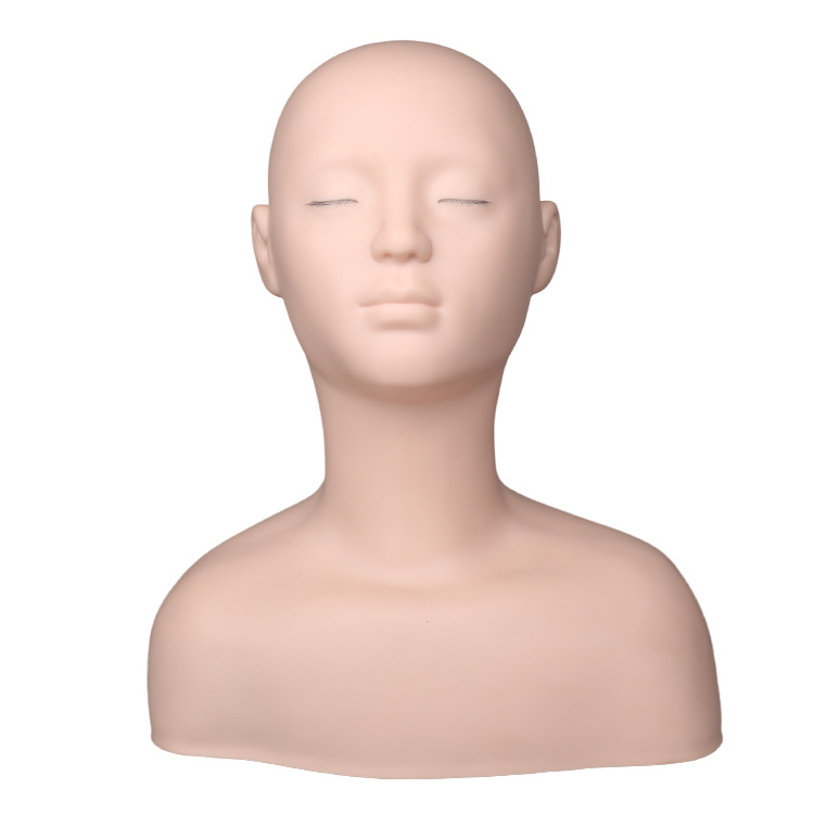 Skin management head mold eyelash practice head beauty special beauty head grafting eyelash practice head mold
