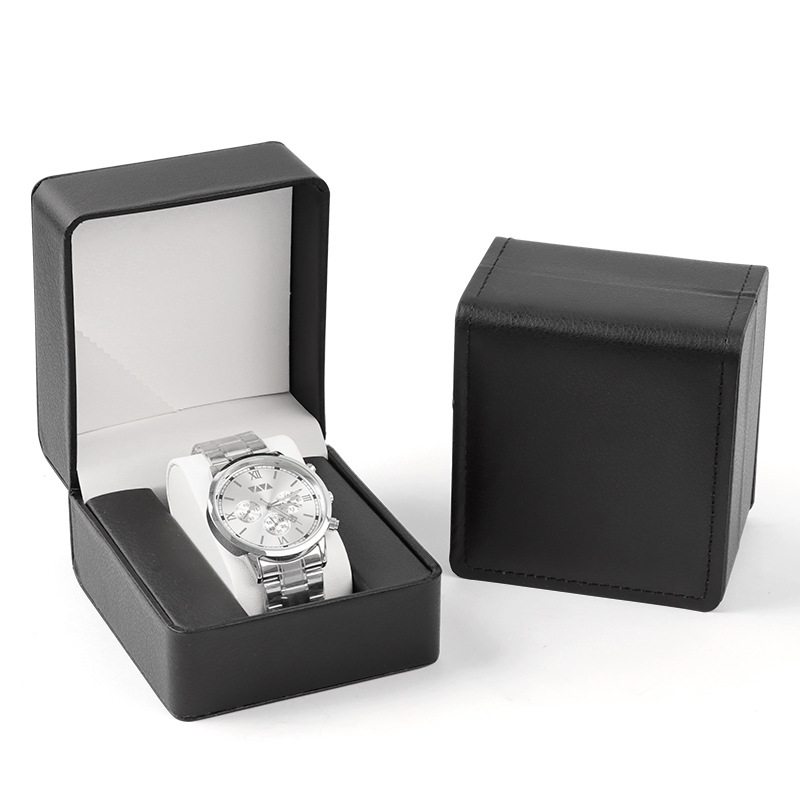 PU Leather Car Line Watch Box Business Gift Watch Box Advanced Sense Jewelry Box Simple Watch Packaging Jewelry
