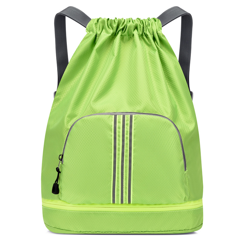 Drawstring backpack outdoor waterproof lightweight folding backpack men's and women's sports fitness bag yoga bag