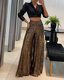 European and American Foreign Trade Women's Clothing 2022 Amazon Independent Station Solid Color Wide Leg Pants Women's High Waist Straight Pants